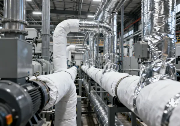 Industrial pipe and duct insulation