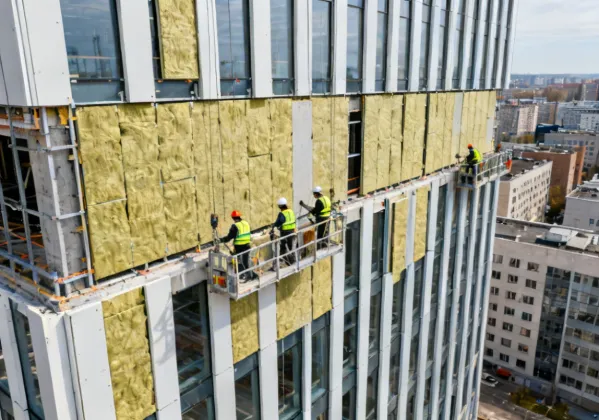 Commercial building insulation project